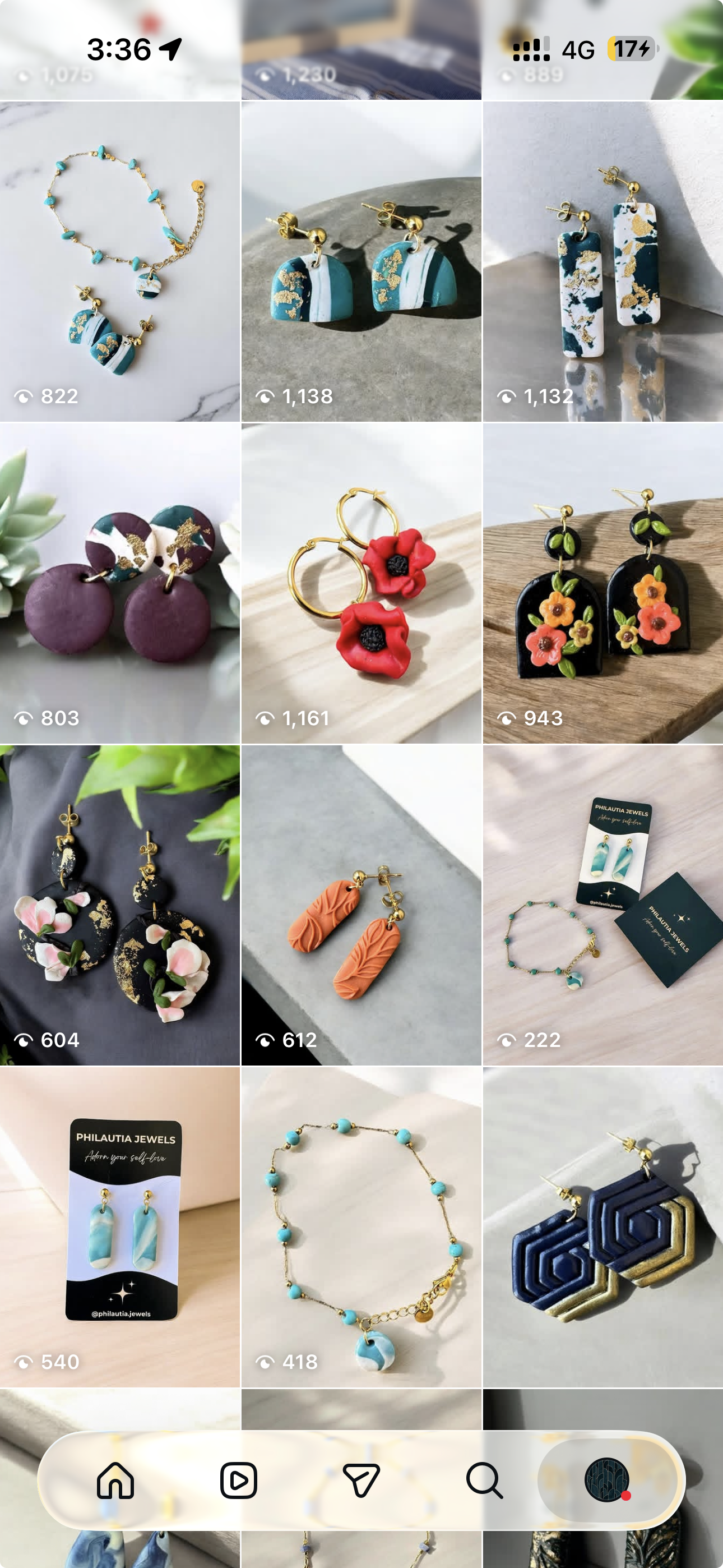 Curated Philautia Jewels Instagram feed